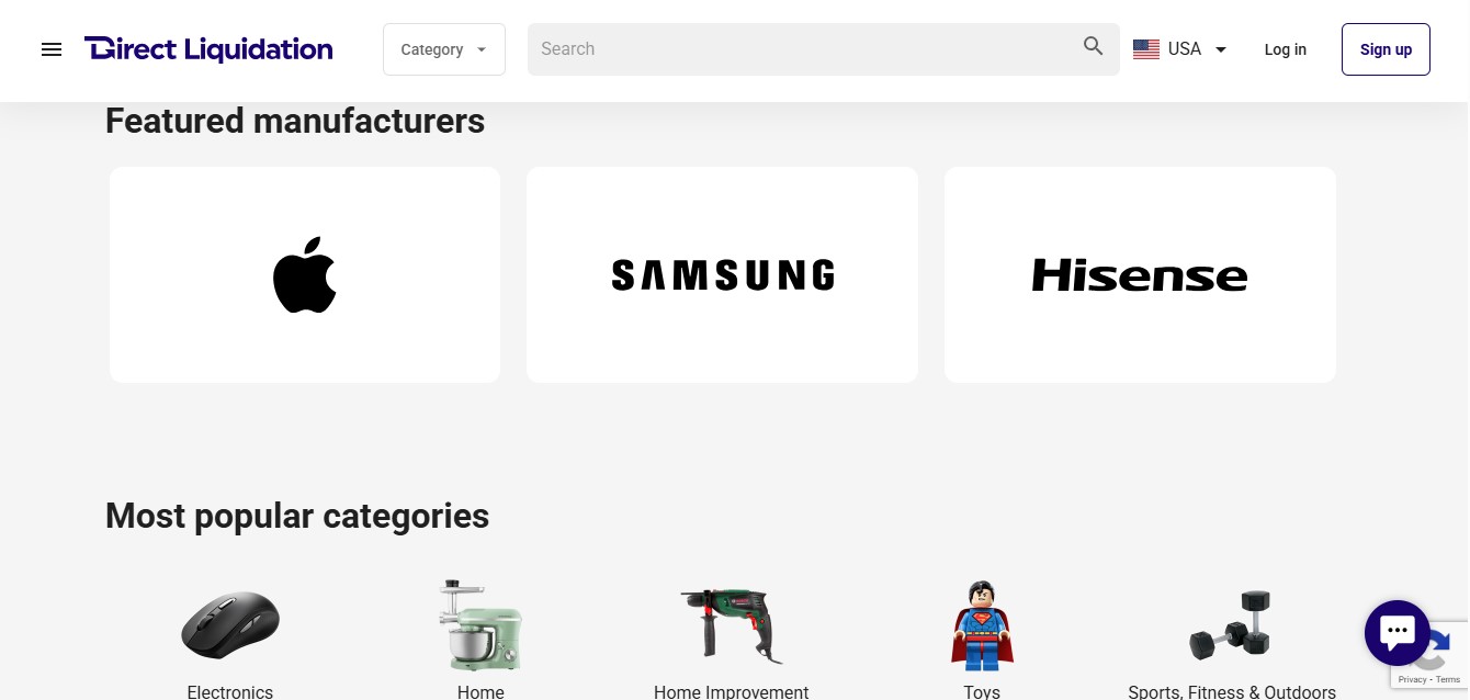 Direct Liquidation (B2B Pallet Wholesaler)