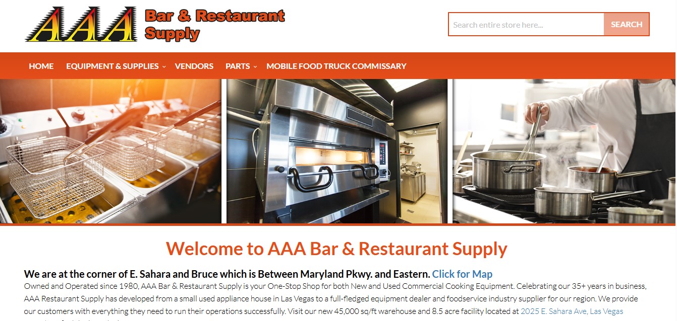 AAA Bar & Restaurant Supply (Equipment Wholesale/B2B)