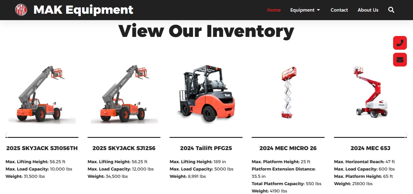 Mak Equipment Las Vegas (Industrial Surplus/Rental)