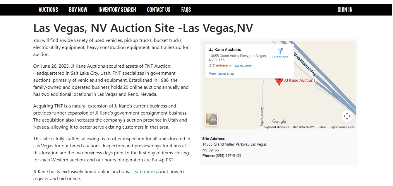 JJ Kane (Heavy Equipment & Machinery)